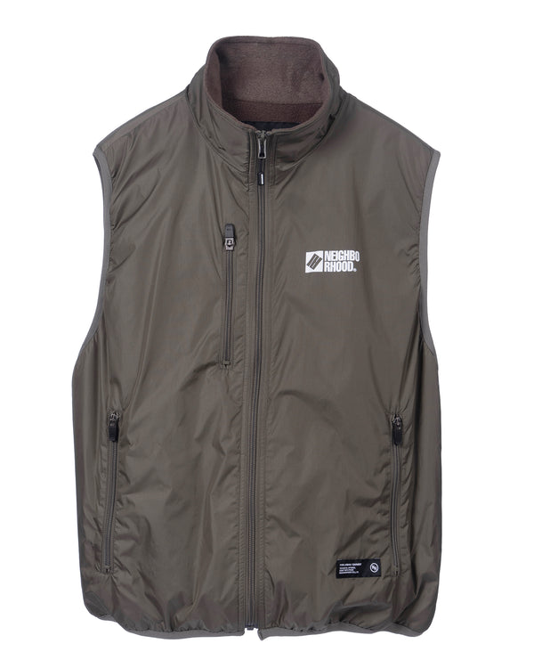 NEIGHBORHOOD | Softshell woven Vest Olive Drab