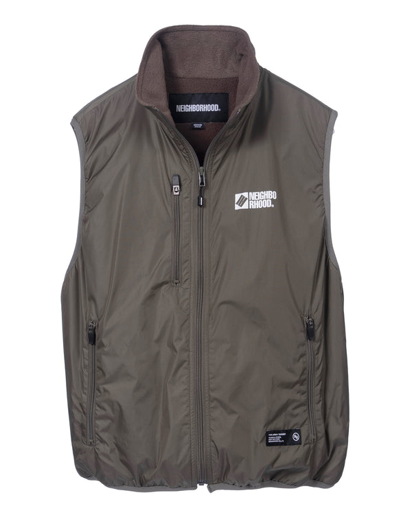 NEIGHBORHOOD | Softshell woven Vest Olive Drab