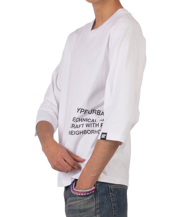 NEIGHBORHOOD | Sheltech V-Neck T-Shirt White