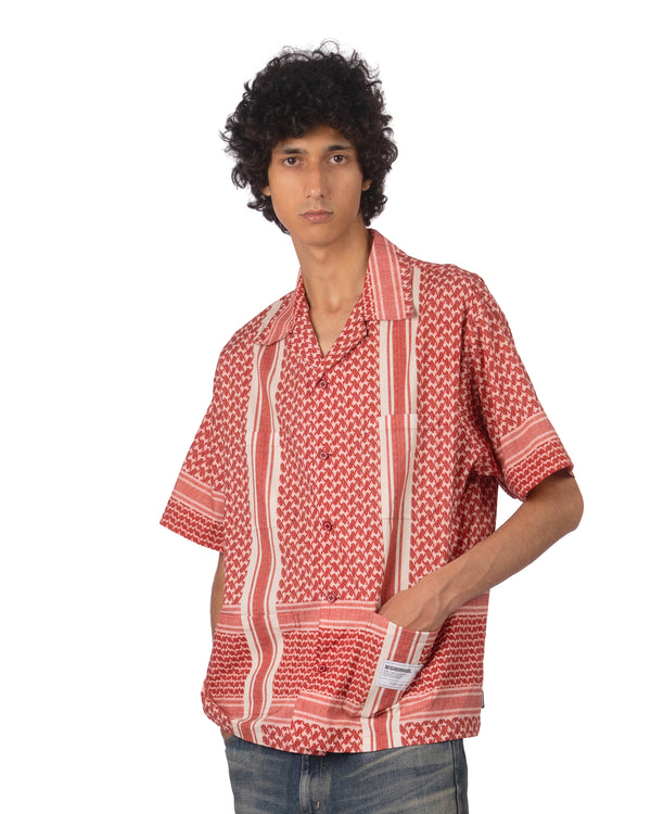 NEIGHBORHOOD | Shemagh Pattern Shirt Red