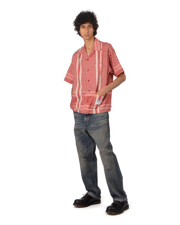 NEIGHBORHOOD | Shemagh Pattern Shirt Red