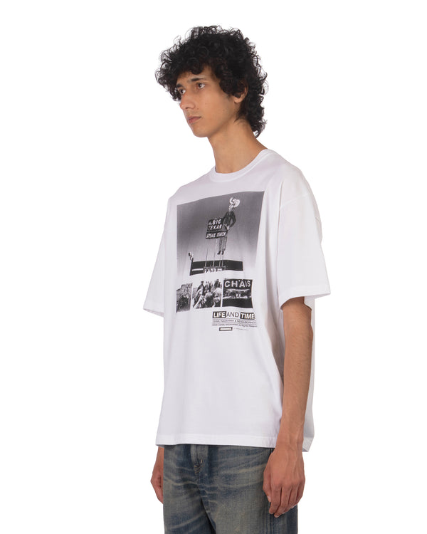 NEIGHBORHOOD | x Osamu Nagahama T-Shirt NO.4 White