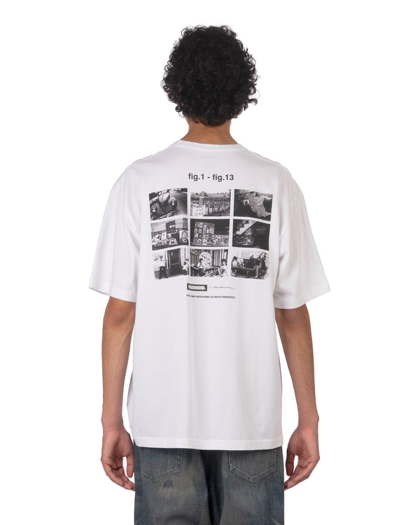 NEIGHBORHOOD | x Osamu Nagahama T-Shirt NO.4 White