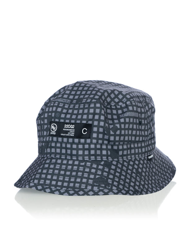NEIGHBORHOOD | Camouflage Bucket Hat . PE Camo - Concrete