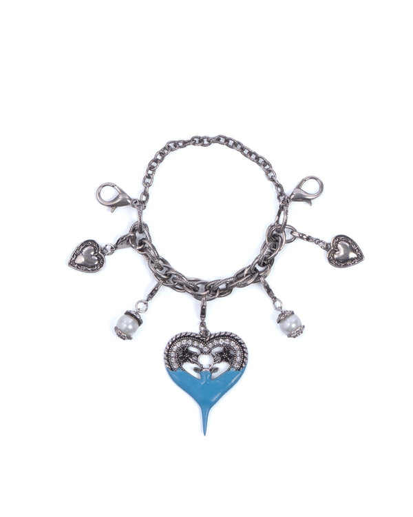 OTTOLINGER | Dipped Jodel Charm Silver and Blue