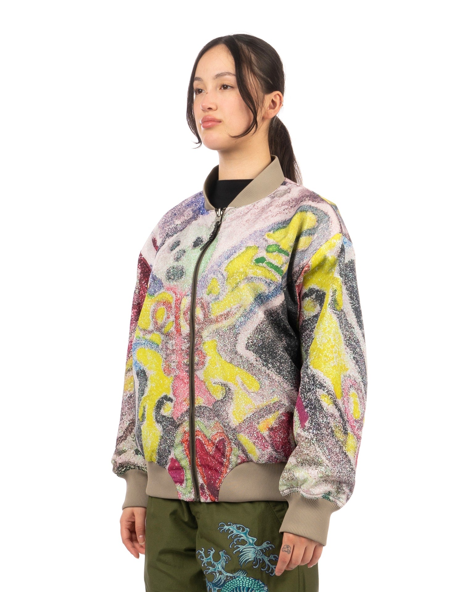 Perks and Mini (P.A.M.) | Varg 2.0 Reversible Bomber Jacket Khaki
