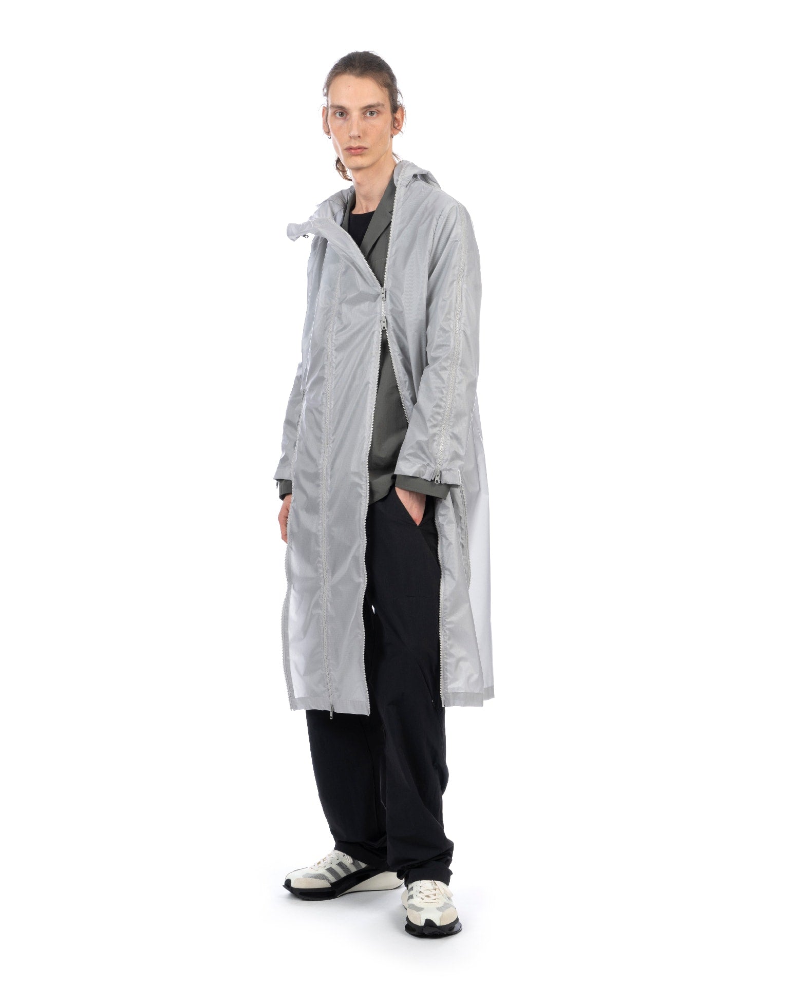 【Archive】in the attic khaki coat In The Attic Mens Jacket/Coat, M, Japan, Brown, Biker, Zip