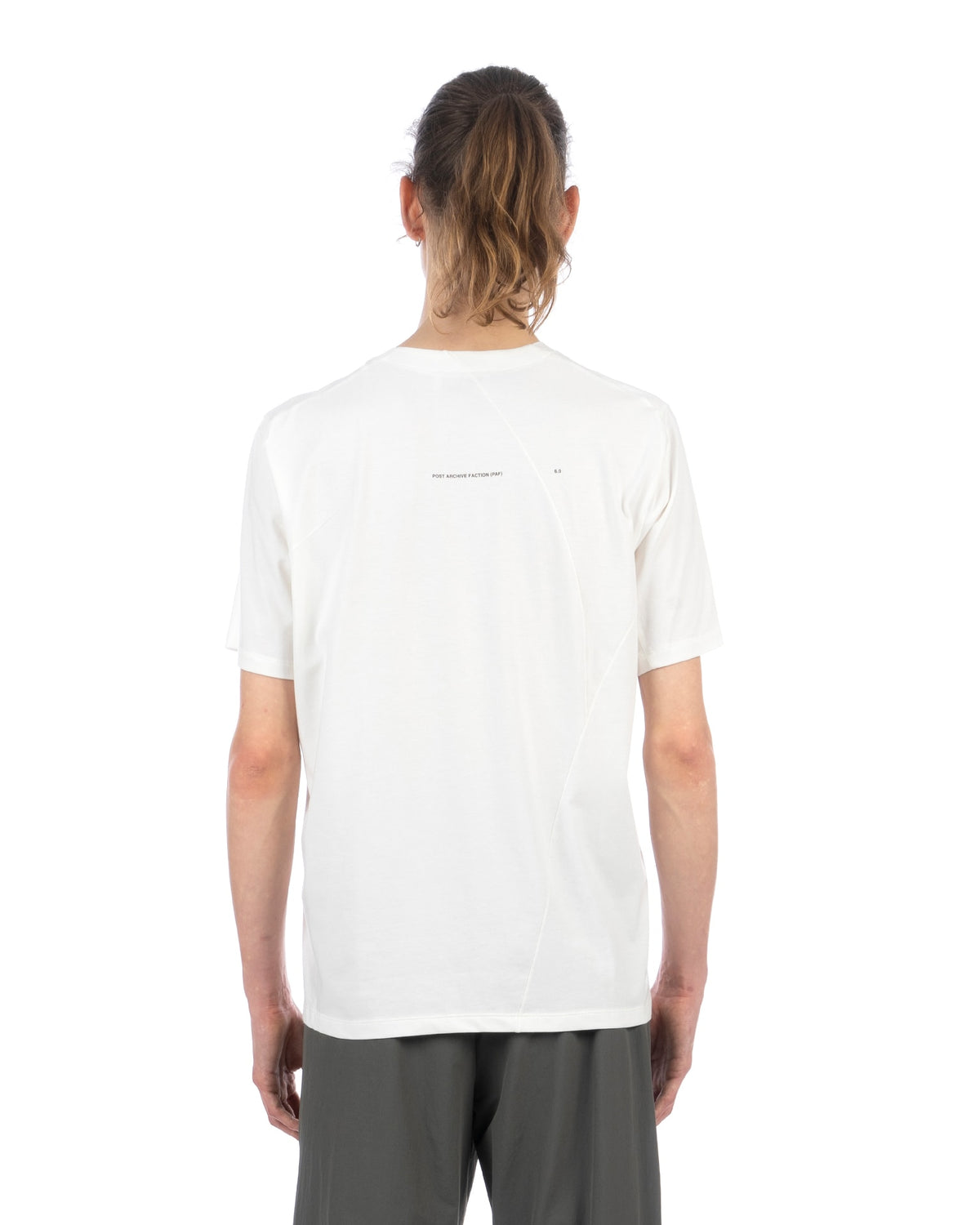 Post Archive Faction | 6.0 T-Shirt Right White - Concrete