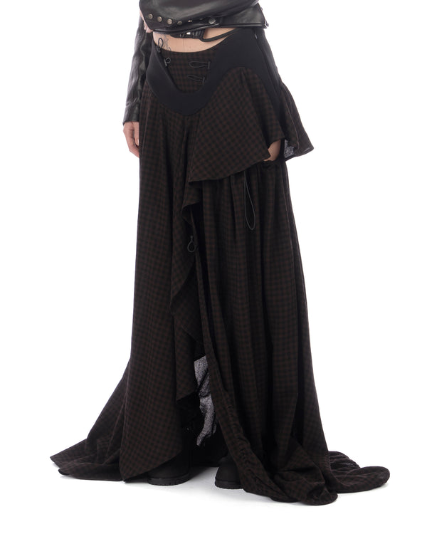 OTTOLINGER | Pulsar Cascade Skirt Black