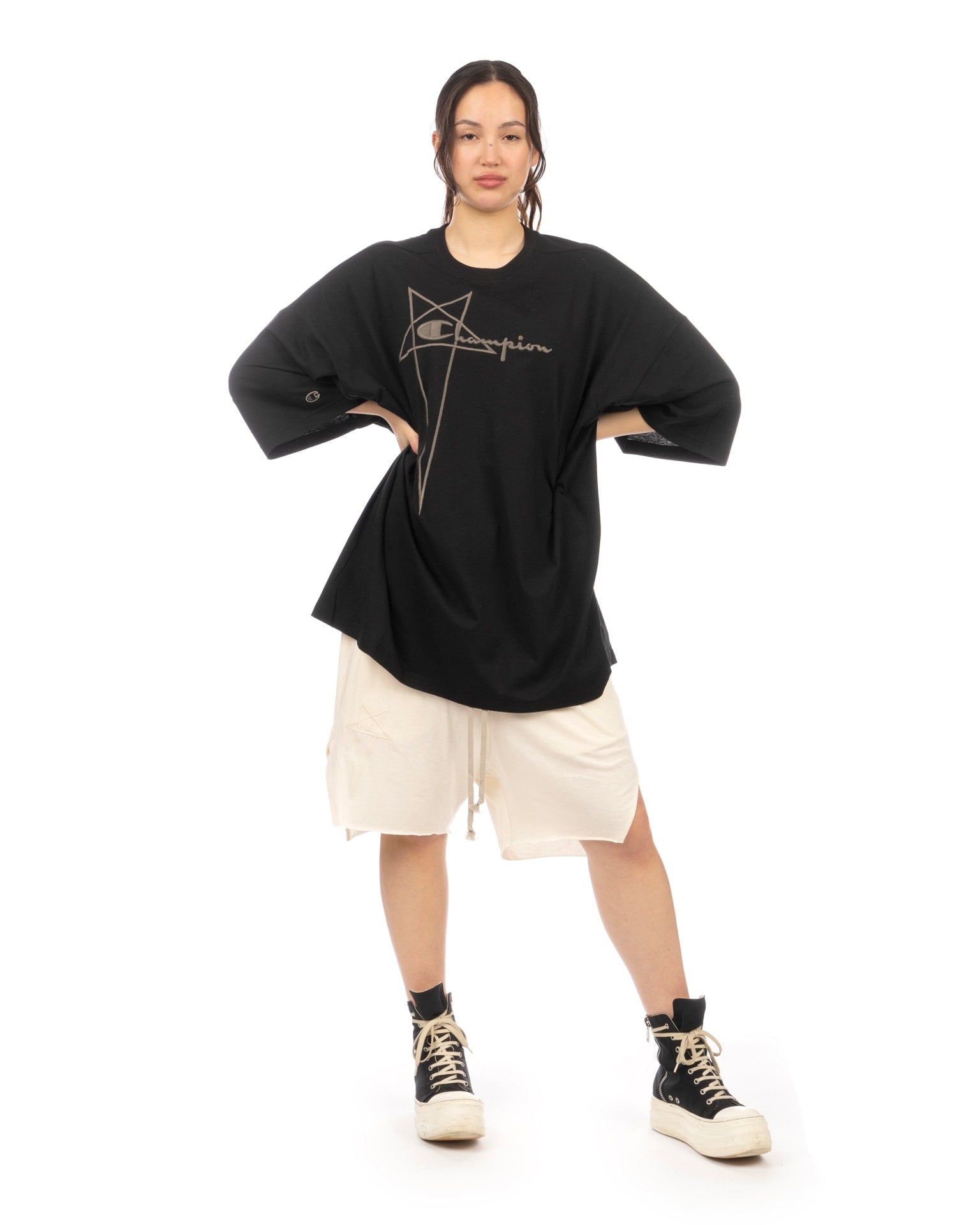 Rick Owens | x Champion Beveled Pods Natural | Concrete