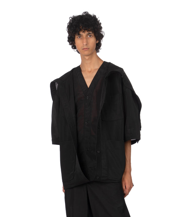 SONGZIO | Wing Half Shirt Black