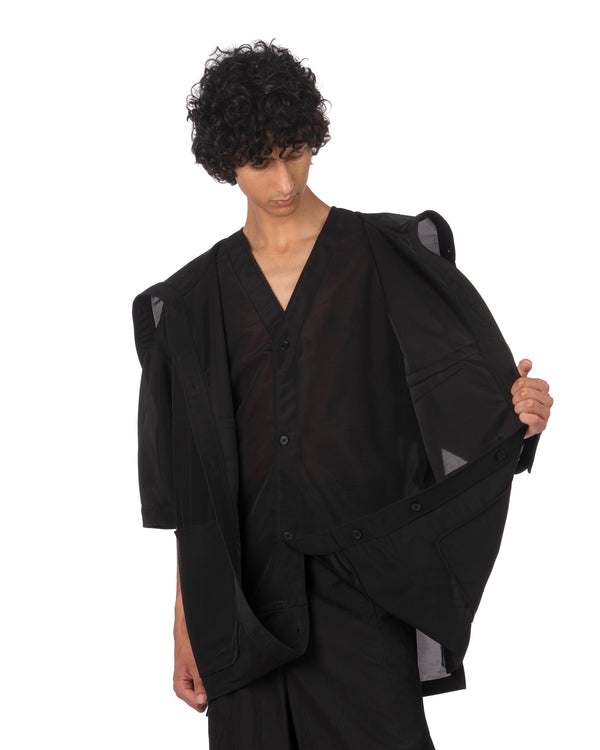 SONGZIO | Wing Half Shirt Black