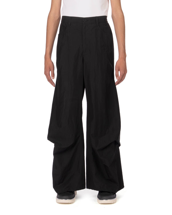SONGZIO | Bias Drape Flare Pants Black