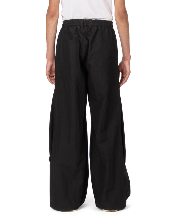 SONGZIO | Bias Drape Flare Pants Black