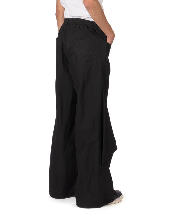 SONGZIO | Bias Drape Flare Pants Black