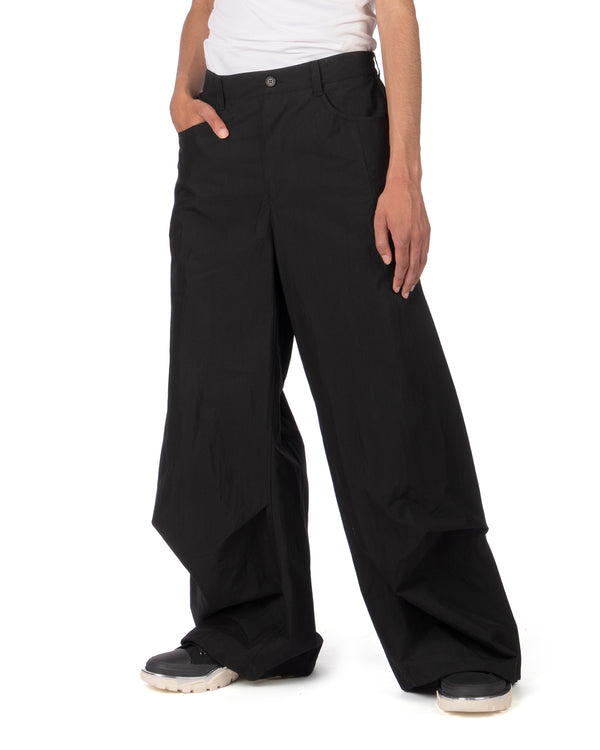 SONGZIO | Bias Drape Flare Pants Black