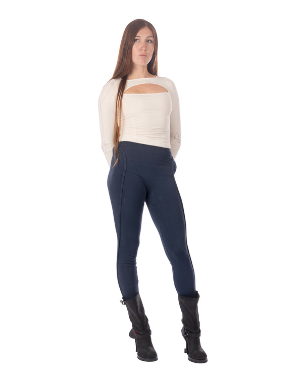 OTTOLINGER | Split Racerback LS Top Off White