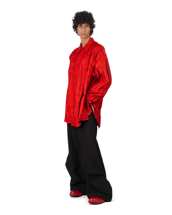 SONGZIO | Bias Drape Flare Pants Black