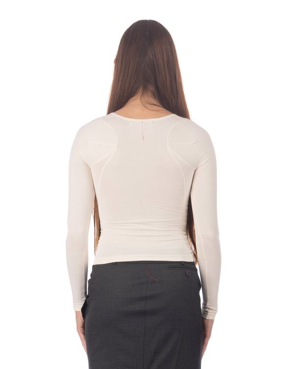 OTTOLINGER | Split Racerback LS Top Off White