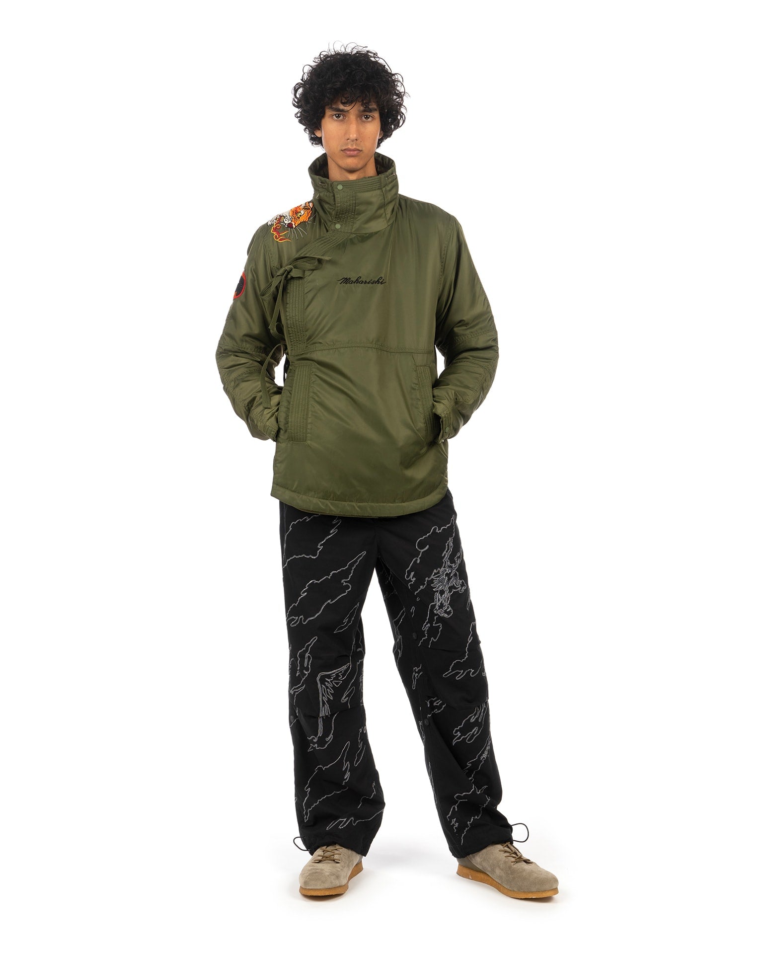 maharishi | 5309 Tibetan Panther Flight Jacket Olive | Concrete