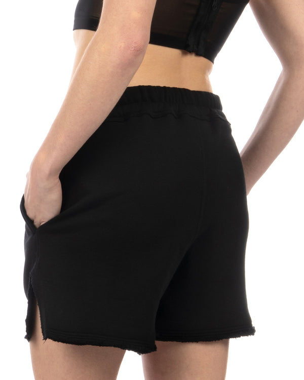 thom krom | Women's W ST 432 Shorts Worked Black - Concrete