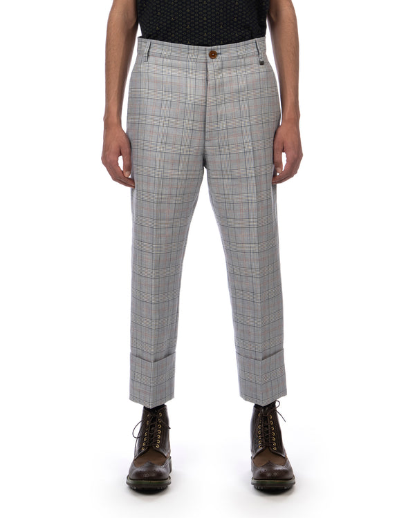Vivienne Westwood | Cropped George Trousers Multi - Concrete