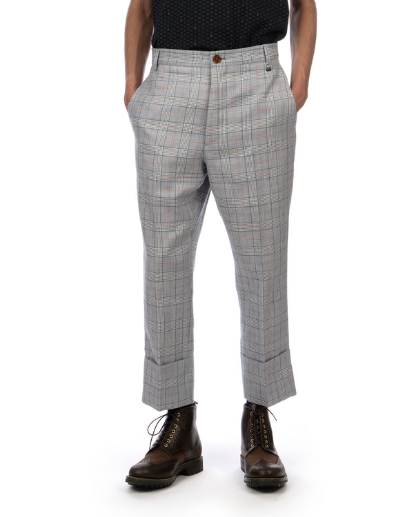 Vivienne Westwood | Cropped George Trousers Multi - Concrete