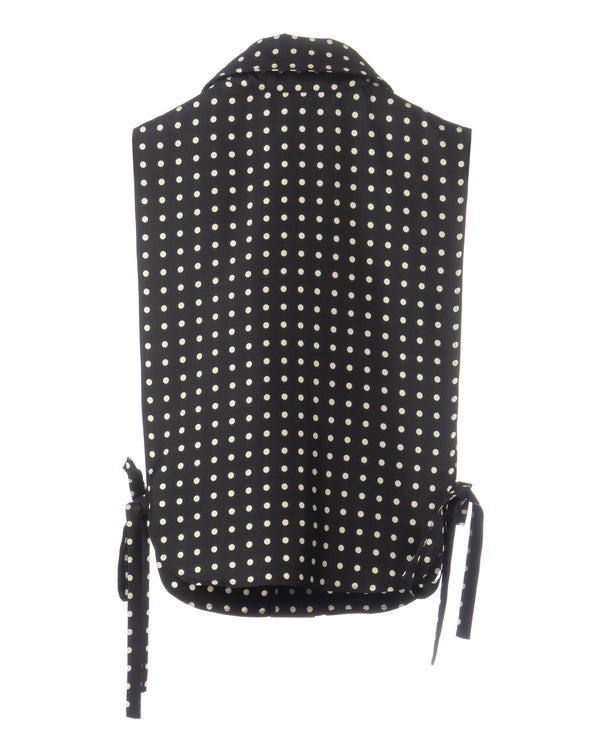 Walter Van Beirendonck | Bib Collar Shirt Black - Concrete