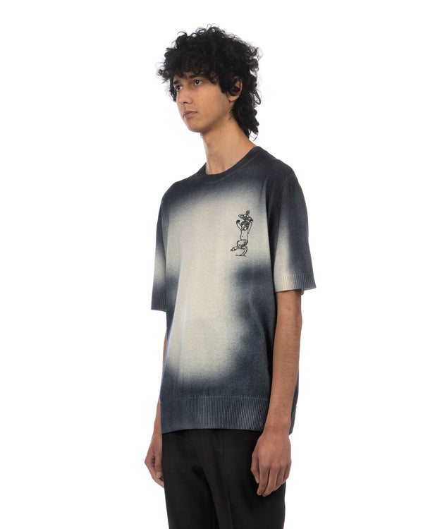 Vivienne Westwood | Bizet Knitted T-Shirt Blue/White - Concrete