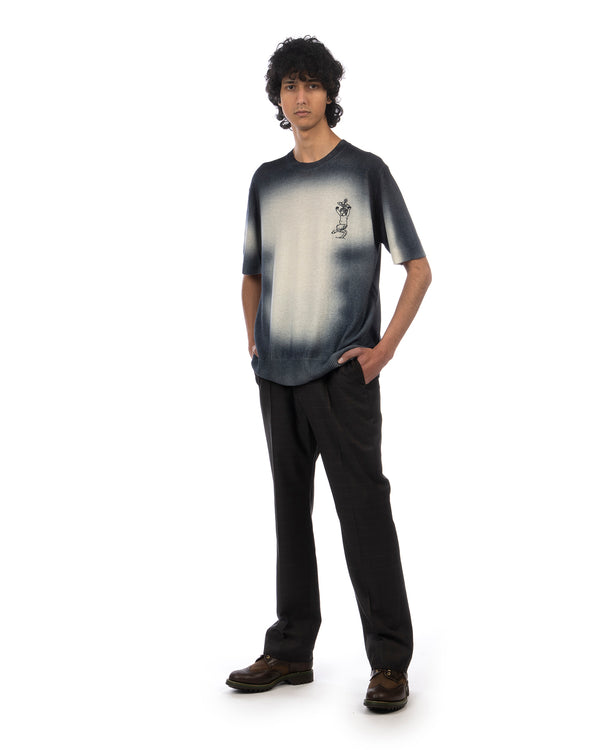 Vivienne Westwood | Bizet Knitted T-Shirt Blue/White - Concrete