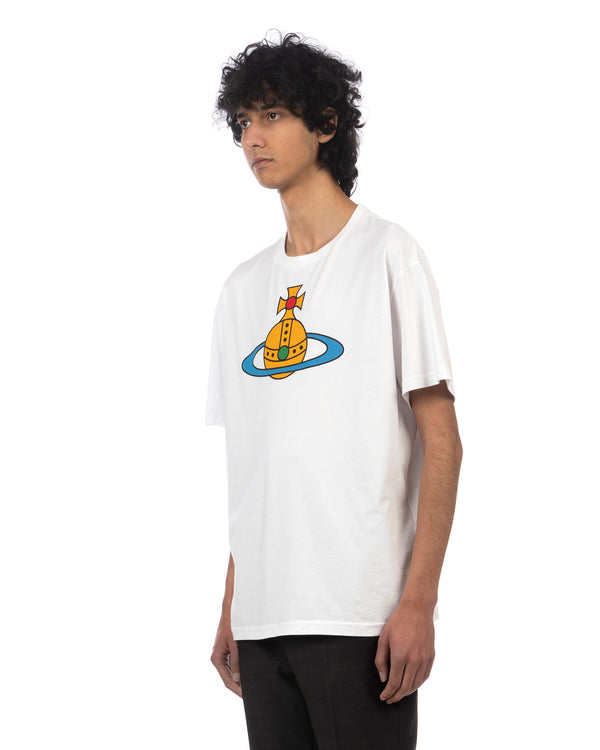 Vivienne Westwood | Original Orb Classic T-Shirt White - Concrete