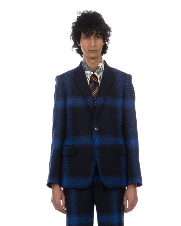 Walter Van Beirendonck | Sharp Blazer Jacket Clematis Blue - Concrete