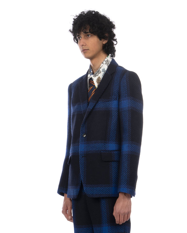 Walter Van Beirendonck | Sharp Blazer Jacket Clematis Blue - Concrete