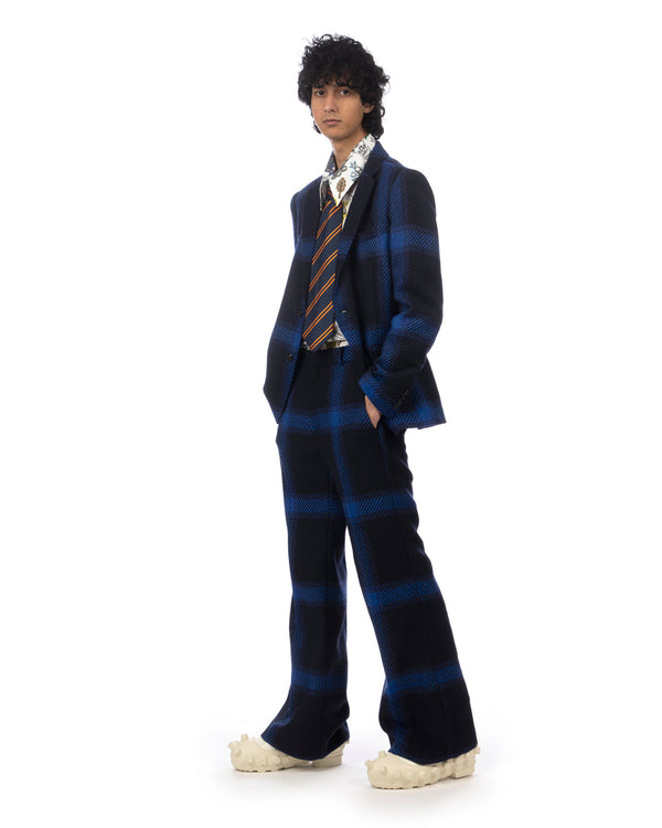 Walter Van Beirendonck | Sharp Blazer Jacket Clematis Blue - Concrete