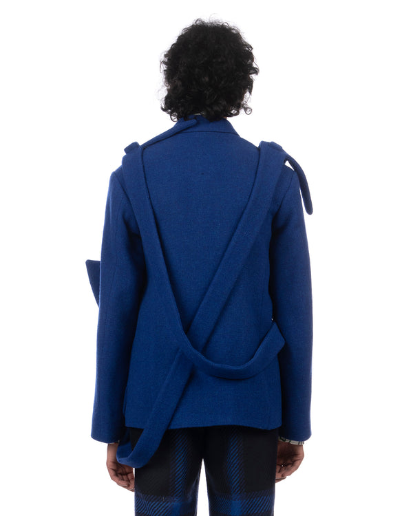 Walter Van Beirendonck | Alien Boxy Blazer Jacket Clematis Blue - Concrete