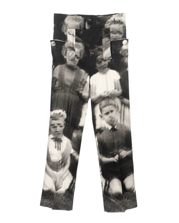 Walter Van Beirendonck | Skeleton Pants Glitch - Concrete