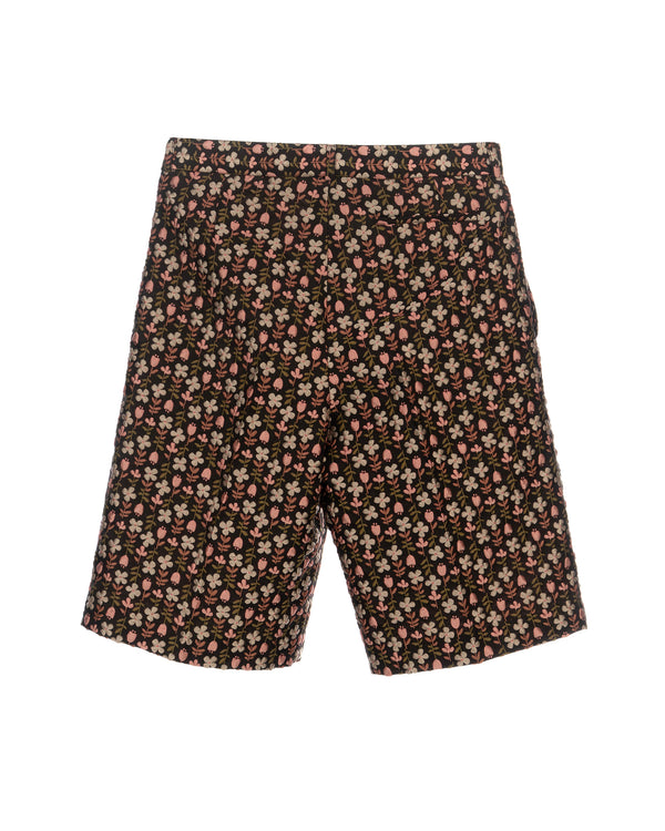 Walter Van Beirendonck | Star Knee Short Black - Concrete