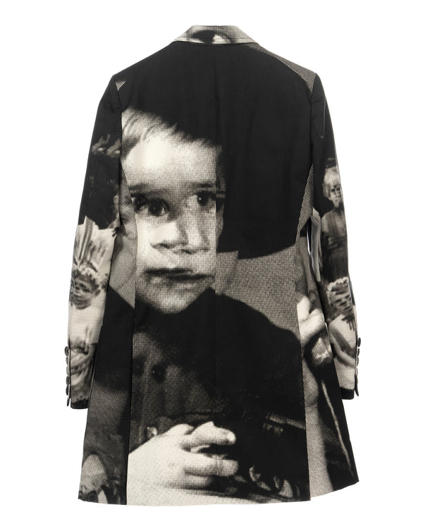 Walter Van Beirendonck | Tarot Blazer Jacket Glitch CC20 - Concrete