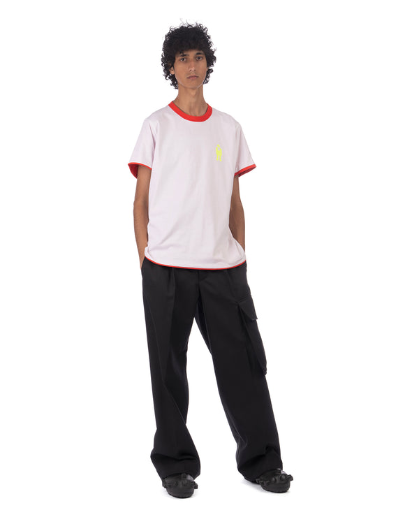 Walter Van Beirendonck | Flower Power Reversible T-Shirt Flame Scarlet