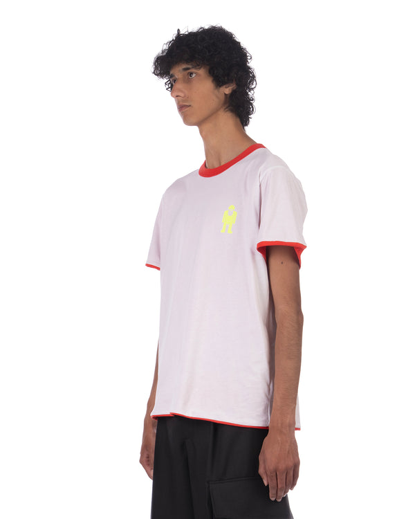 Walter Van Beirendonck | Flower Power Reversible T-Shirt Flame Scarlet