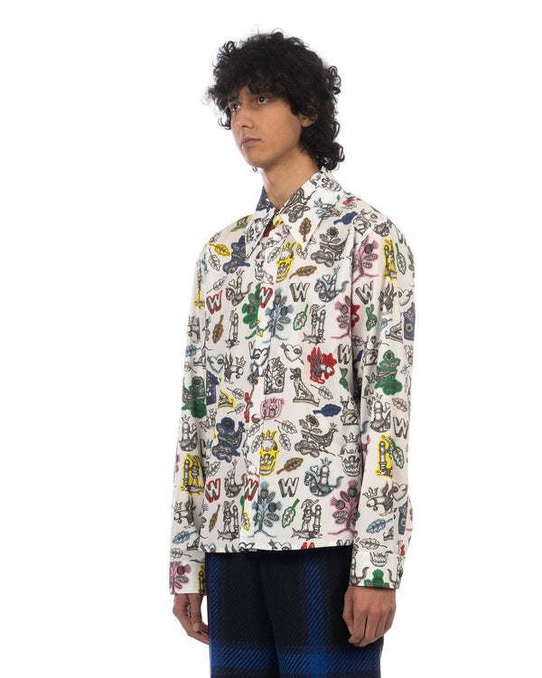 Walter Van Beirendonck | W-Shirt Multicolor Print - Concrete