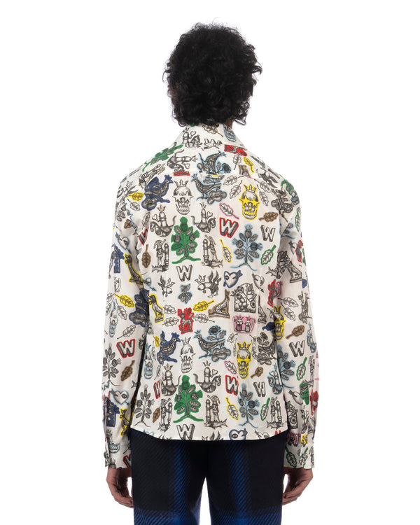 Walter Van Beirendonck | W-Shirt Multicolor Print - Concrete