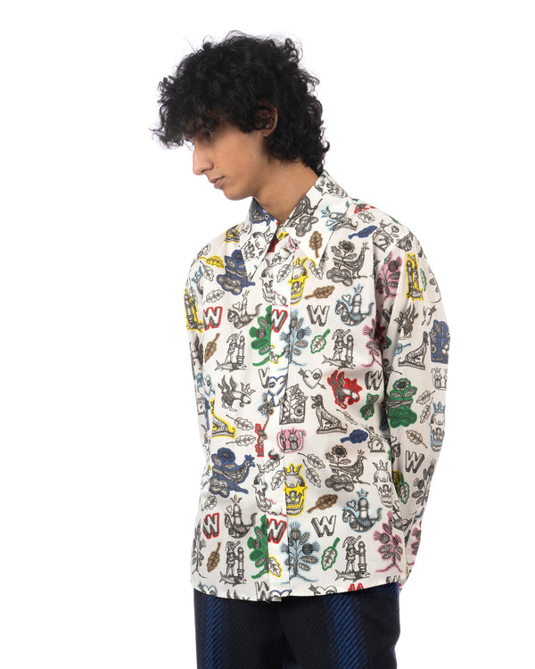 Walter Van Beirendonck | W-Shirt Multicolor Print - Concrete