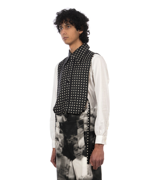 Walter Van Beirendonck | Bib Collar Shirt Black - Concrete