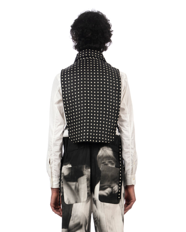 Walter Van Beirendonck | Bib Collar Shirt Black - Concrete