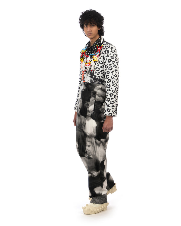 Walter Van Beirendonck | Skeleton Pants Glitch - Concrete