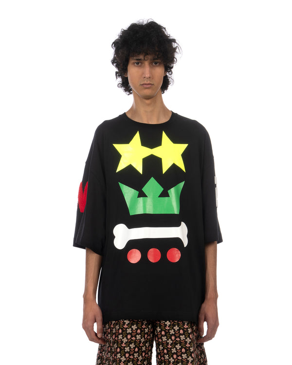 Walter Van Beirendonck | Waakzaam T-Shirt Black - Concrete