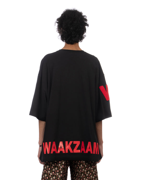 Walter Van Beirendonck | Waakzaam T-Shirt Black - Concrete
