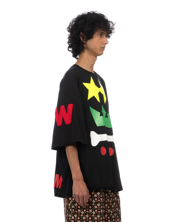 Walter Van Beirendonck | Waakzaam T-Shirt Black - Concrete