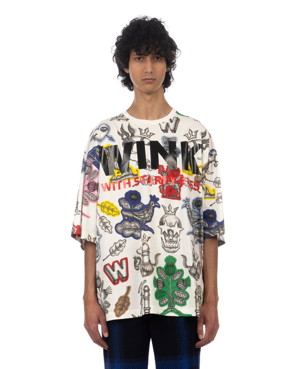 Walter Van Beirendonck | Crown T-Shirt Multi - Concrete